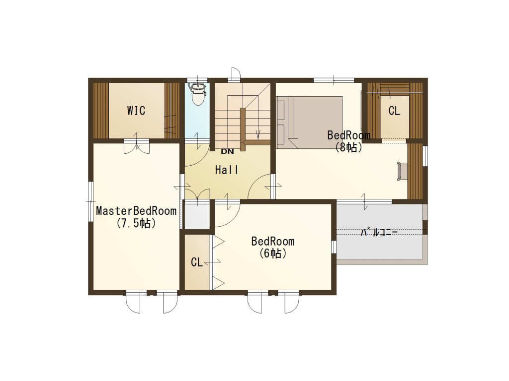 ﾌﾟﾗﾝ２階 多肥